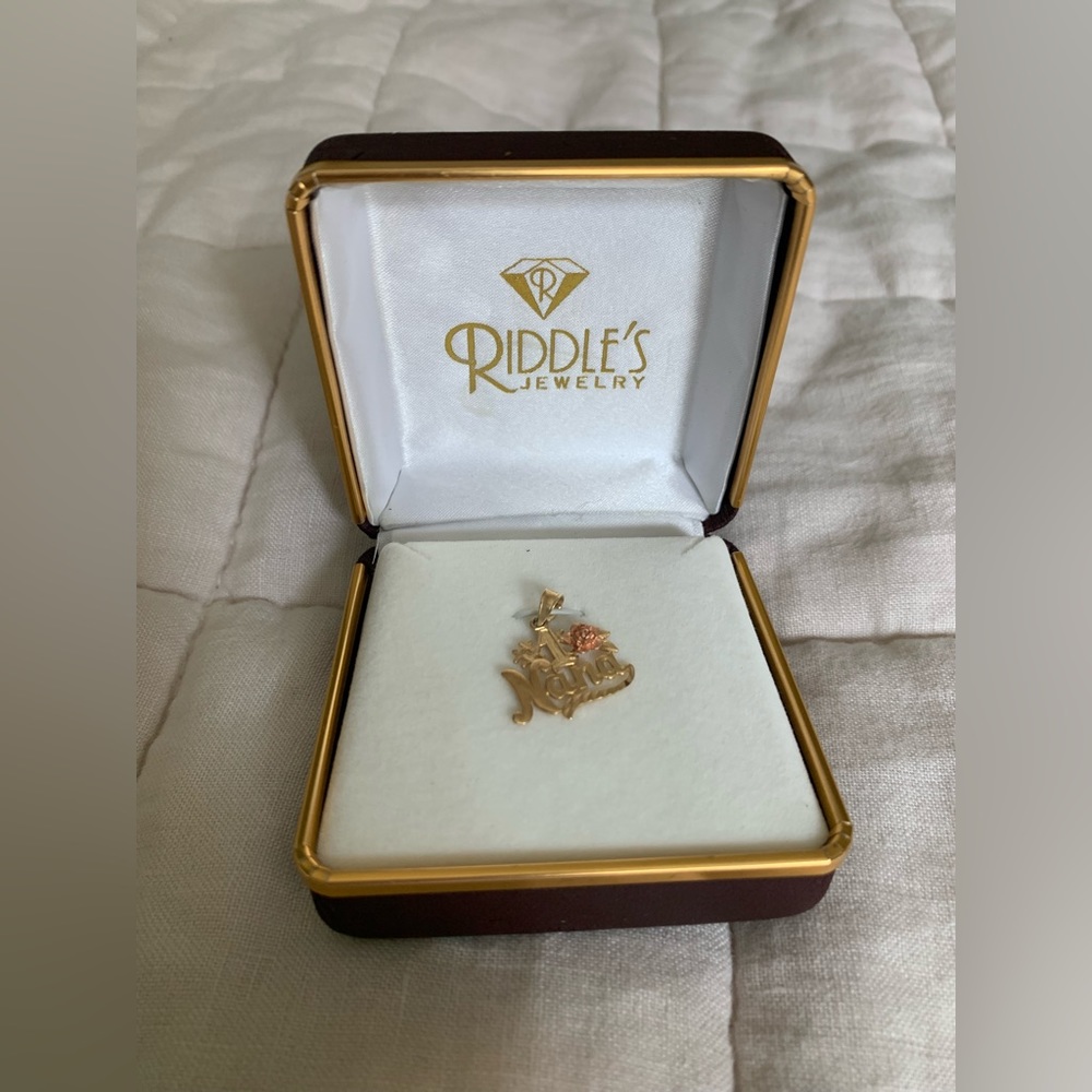 #1 Nana gold pendant